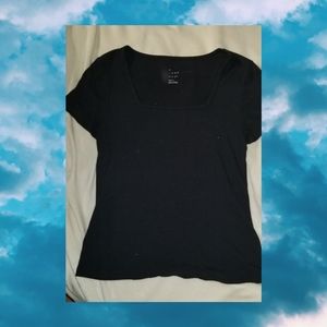Square neck tee